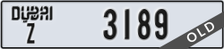 dubai - code - Z - number -3189