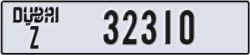dubai - code - Z - number -32310