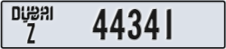 dubai - code - Z - number -44341
