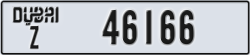 dubai - code - Z - number -46166