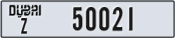 dubai - code - Z - number -50021