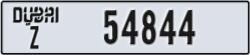 dubai - code - Z - number -54844