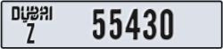 dubai - code - Z - number -55430