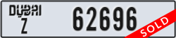 dubai - code - Z - number -62696