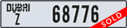 dubai - code - Z - number -68776