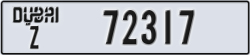dubai - code - Z - number -72317