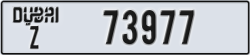 dubai - code - Z - number -73977