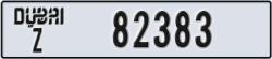 dubai - code - Z - number -82383