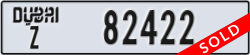dubai - code - Z - number -82422
