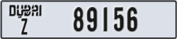 dubai - code - Z - number -89156
