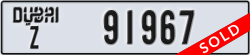 dubai - code - Z - number -91967