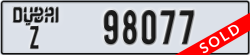 dubai - code - Z - number -98077