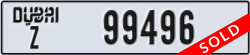 dubai - code - Z - number -99496