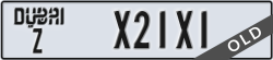 dubai - code - Z - number -X21X1