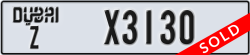 dubai - code - Z - number -X3130