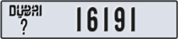 dubai - code - _ - number -16191