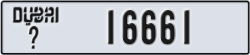 dubai - code - _ - number -16661