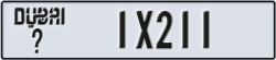 dubai - code - _ - number -1X211