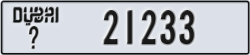 dubai - code - _ - number -21233