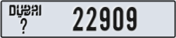 dubai - code - _ - number -22909