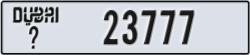 dubai - code - _ - number -23777