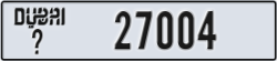 dubai - code - _ - number -27004