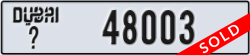 dubai - code - _ - number -48003