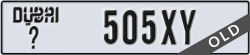 dubai - code - _ - number -505XY