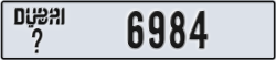 dubai - code - _ - number -6984