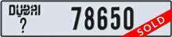 dubai - code - _ - number -78650