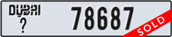 dubai - code - _ - number -78687