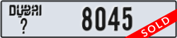 dubai - code - _ - number -8045