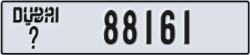 dubai - code - _ - number -88161