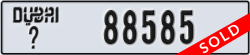 dubai - code - _ - number -88585
