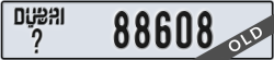 dubai - code - _ - number -88608