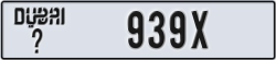 dubai - code - _ - number -939X