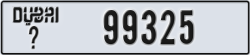 dubai - code - _ - number -99325