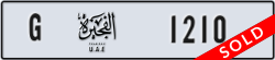 fujairah - code - G - number -1210