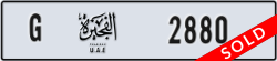 fujairah - code - G - number -2880