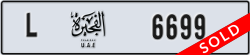 fujairah - code - L - number -6699