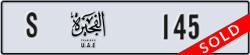 fujairah - code - S - number -145
