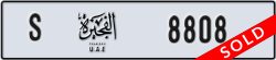 fujairah - code - S - number -8808