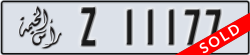 ras al khaimah - code - Z - number -11177