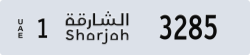 sharjah - code - 1 - number -3285