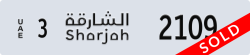 sharjah - code - 3 - number -2109