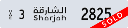 sharjah - code - 3 - number -2825