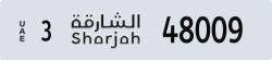 sharjah - code - 3 - number -48009