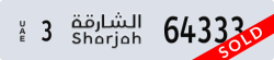 sharjah - code - 3 - number -64333