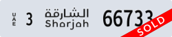 sharjah - code - 3 - number -66733