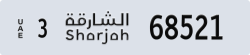 sharjah - code - 3 - number -68521